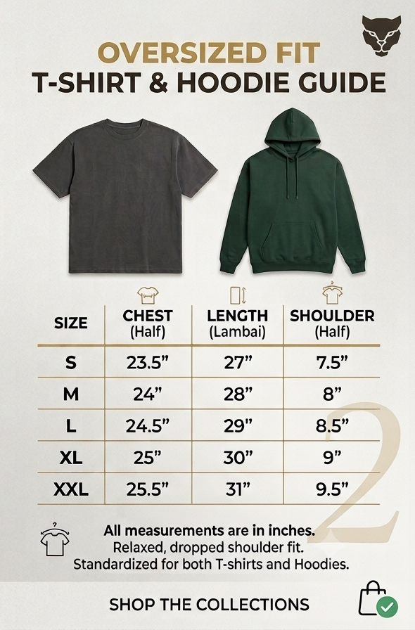 Oversized T-shirts Drop Shoulders